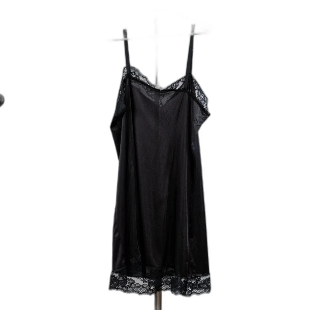 Velrose black slip dress size 44/M